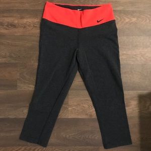 Nike Dri-Fit high waisted, crop leggings!